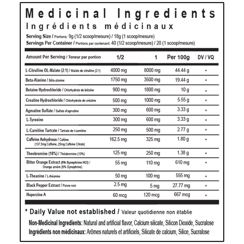 TC Nutrition Batch 27 Pre Workout
